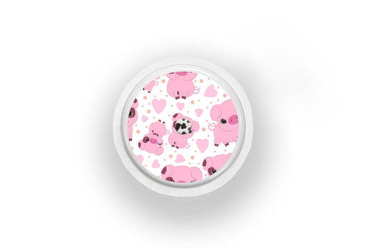 Little Pigs Sticker - Freestyle Libre 1, 2, or 2+ for diabetes supplies and insulin pumps