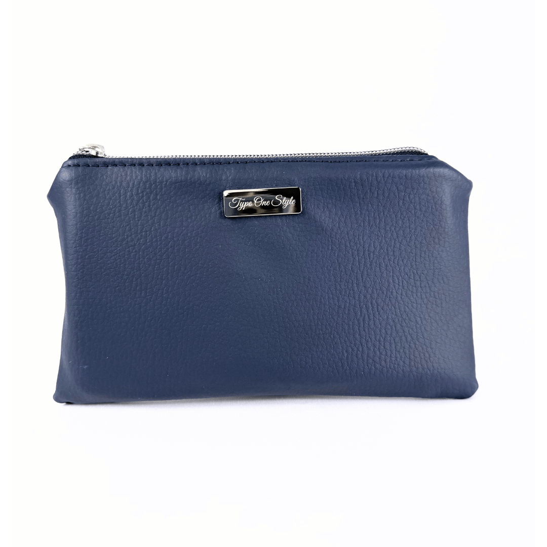 Luxury Pen Cases for Navy diabetes supplies and insulin pumps