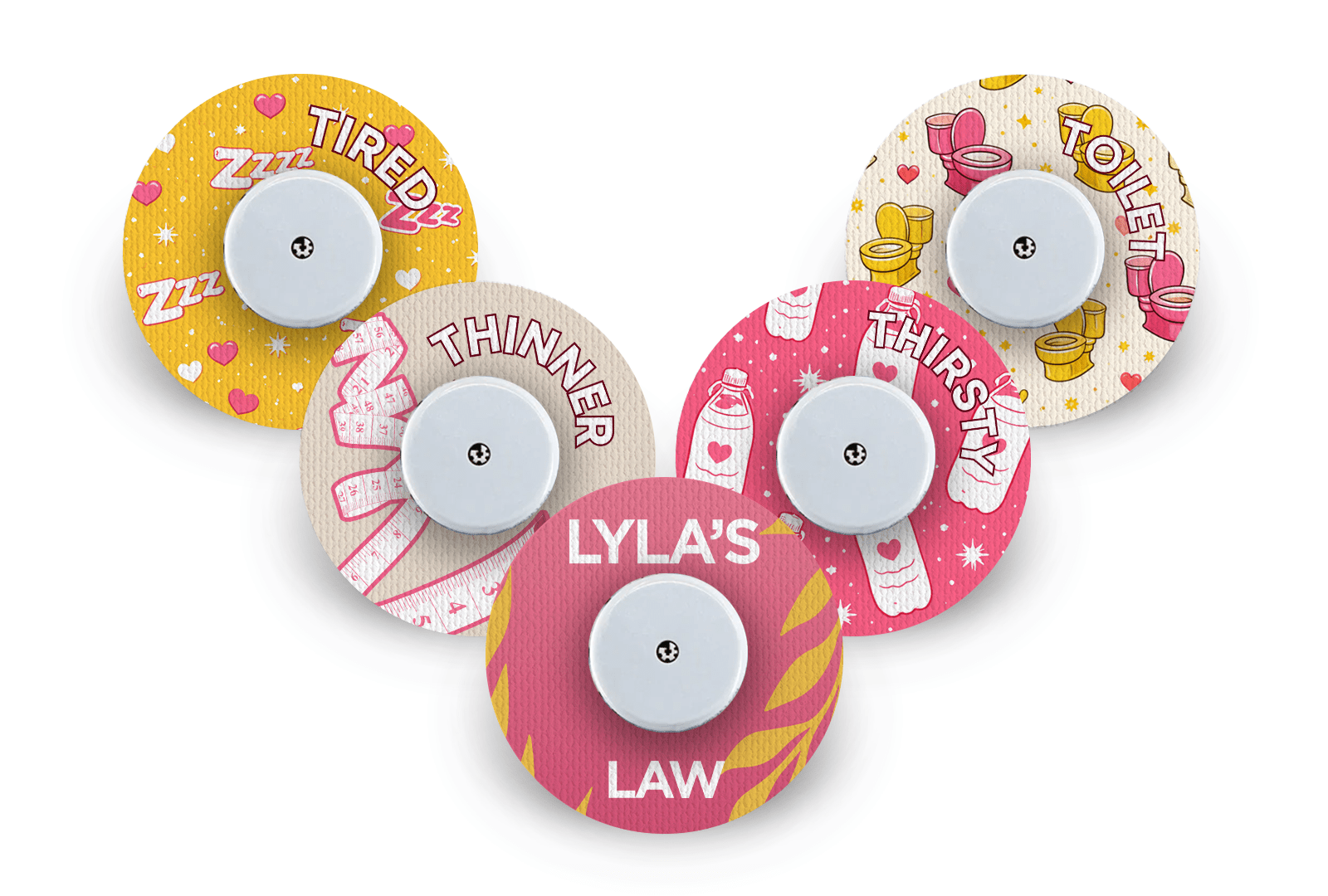 Lyla's Law Patch Pack for Freestyle Libre diabetes supplies and insulin pumps