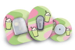 Matcha Latte Patch for Freestyle Libre 2 diabetes supplies and insulin pumps