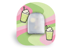 Matcha Latte Patch for Omnipod diabetes supplies and insulin pumps