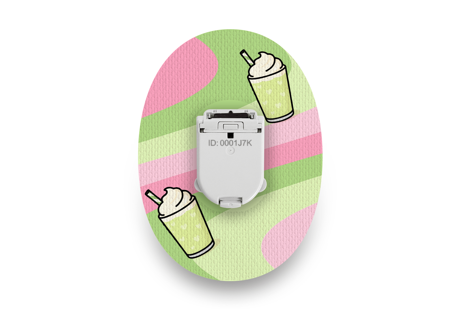 Matcha Latte Patch for Glucomen Day diabetes supplies and insulin pumps