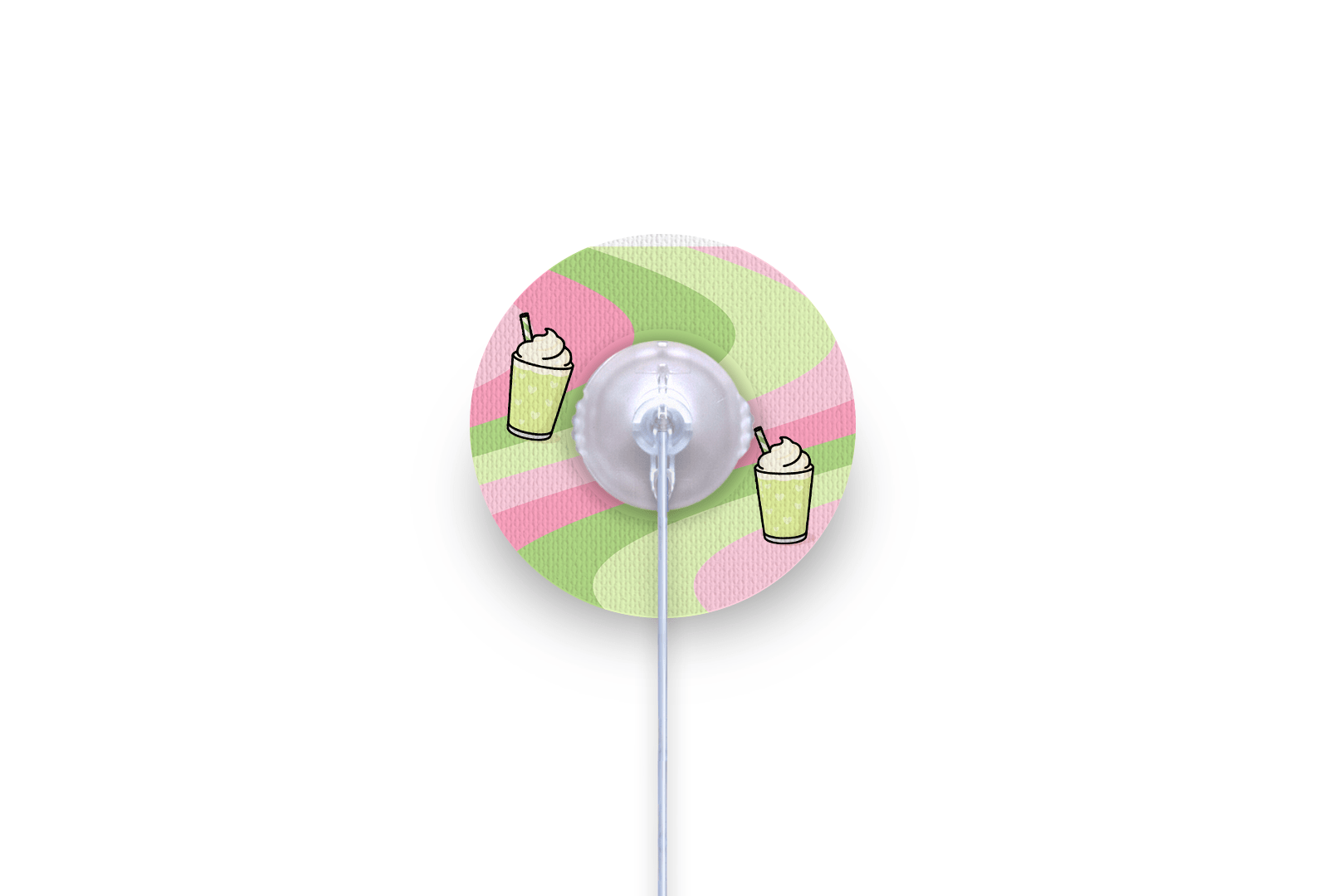 Matcha Latte Patch for mylife Orbit diabetes supplies and insulin pumps