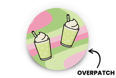 Matcha Latte Patch - Overpatches for Single diabetes supplies and insulin pumps