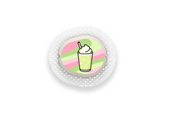 Matcha Latte Sticker for Novopen 4, 5, 6, or Echo diabetes supplies and insulin pumps