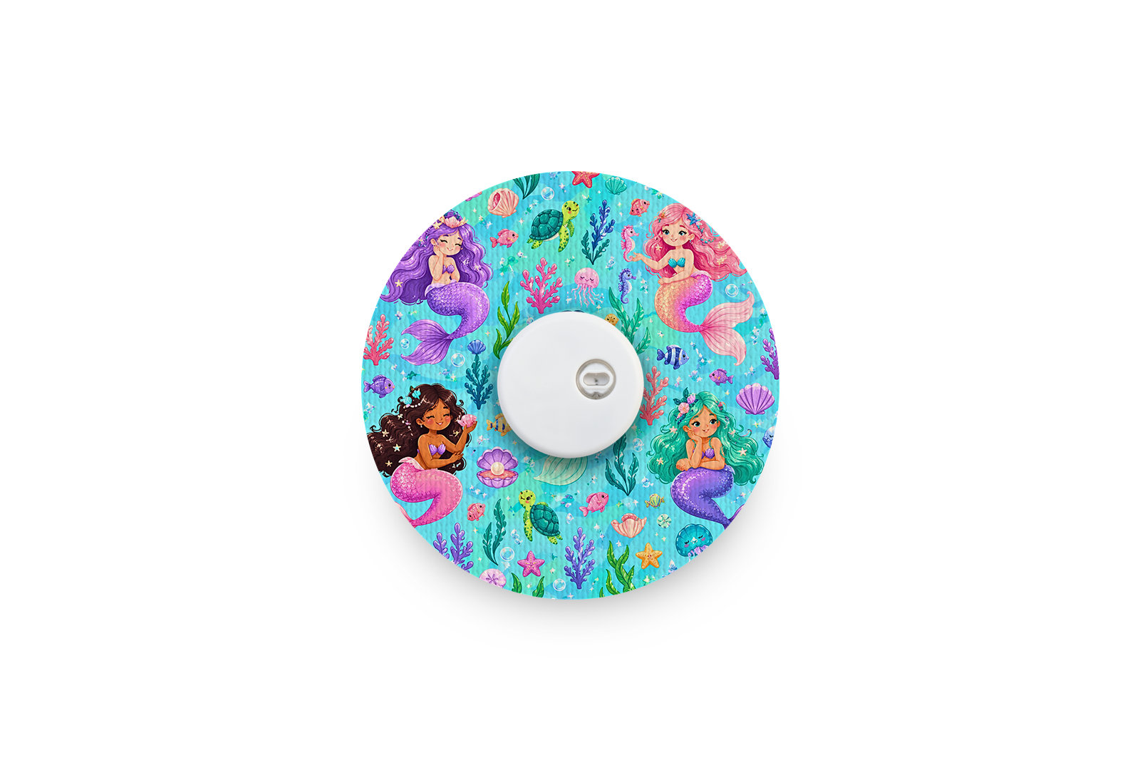 Mermaid Patch for Freestyle Libre 3 diabetes supplies and insulin pumps