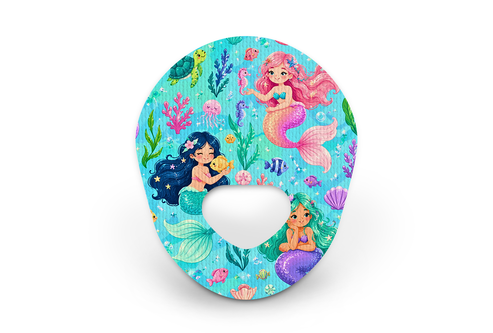 Mermaid Patch - Guardian Enlite for Single diabetes supplies and insulin pumps
