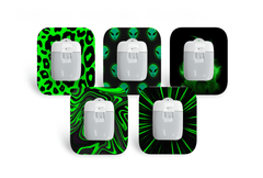 Neon Nightscape Patch Pack for Medtrum Pump - 5 - Pack diabetes supplies and insulin pumps