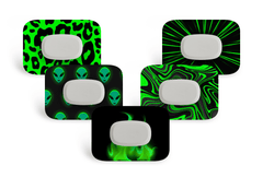 Neon Nightscape Patch Pack for GlucoRX Aidex - 5 - Pack diabetes supplies and insulin pumps