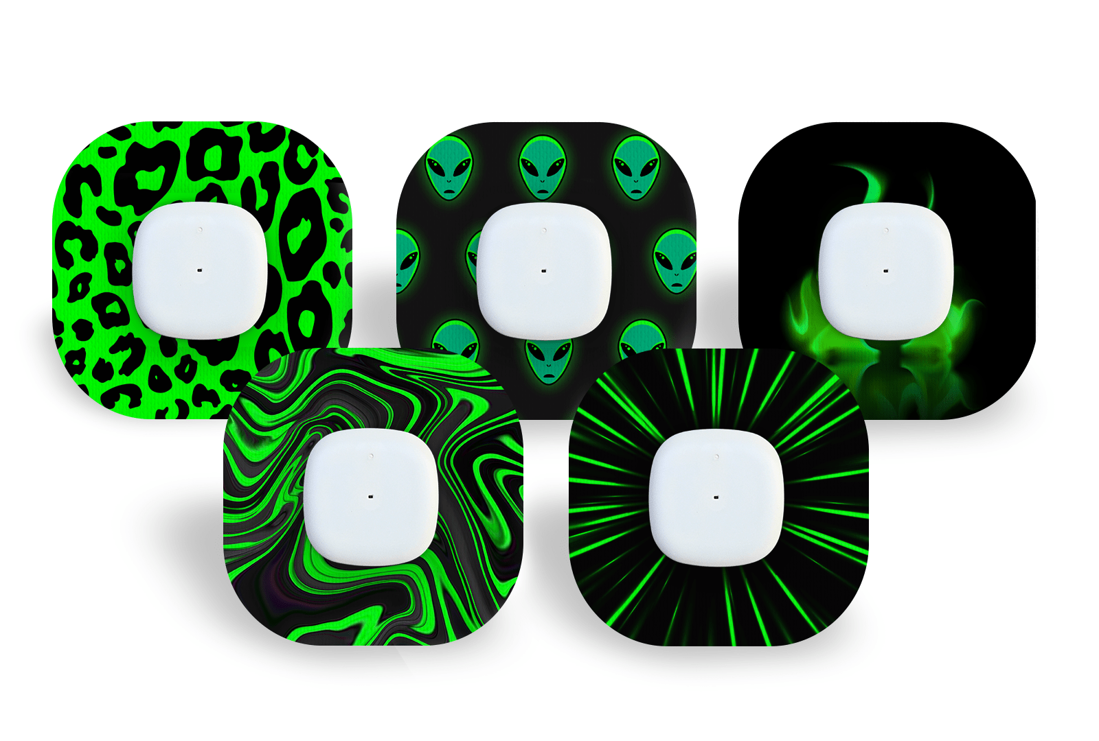 Neon Nightscape Patch Pack for Simplera - 5 - Pack diabetes supplies and insulin pumps