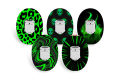 Neon Nightscape Patch Pack for Glucomen Day - 5 - Pack diabetes supplies and insulin pumps