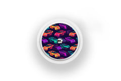 Neon Racer Sticker for Novopen 4, 5, 6, or Echo diabetes supplies and insulin pumps