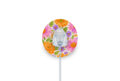 Nostalgic Flowers Patch - Autosoft 90 for Single diabetes supplies and insulin pumps