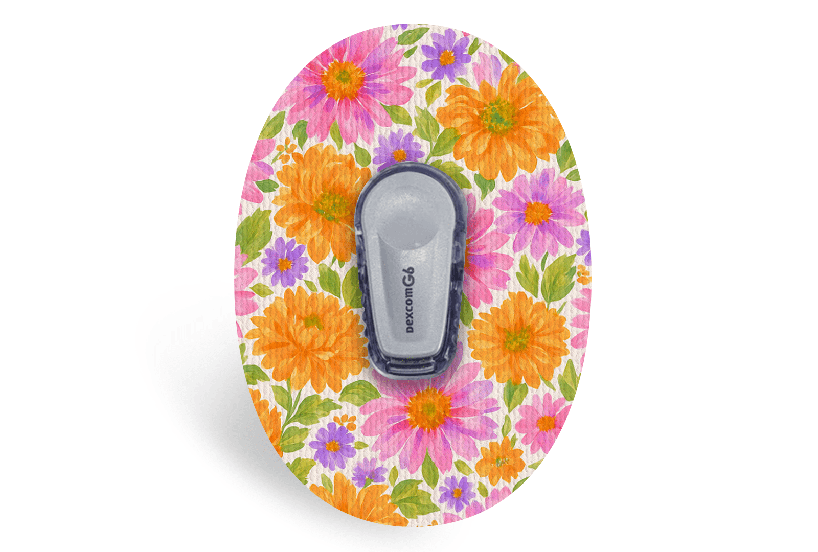 Nostalgic Flowers Patch - Dexcom G6 / One for Single diabetes supplies and insulin pumps