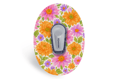 Nostalgic Flowers Patch for Dexcom G6 / One diabetes supplies and insulin pumps