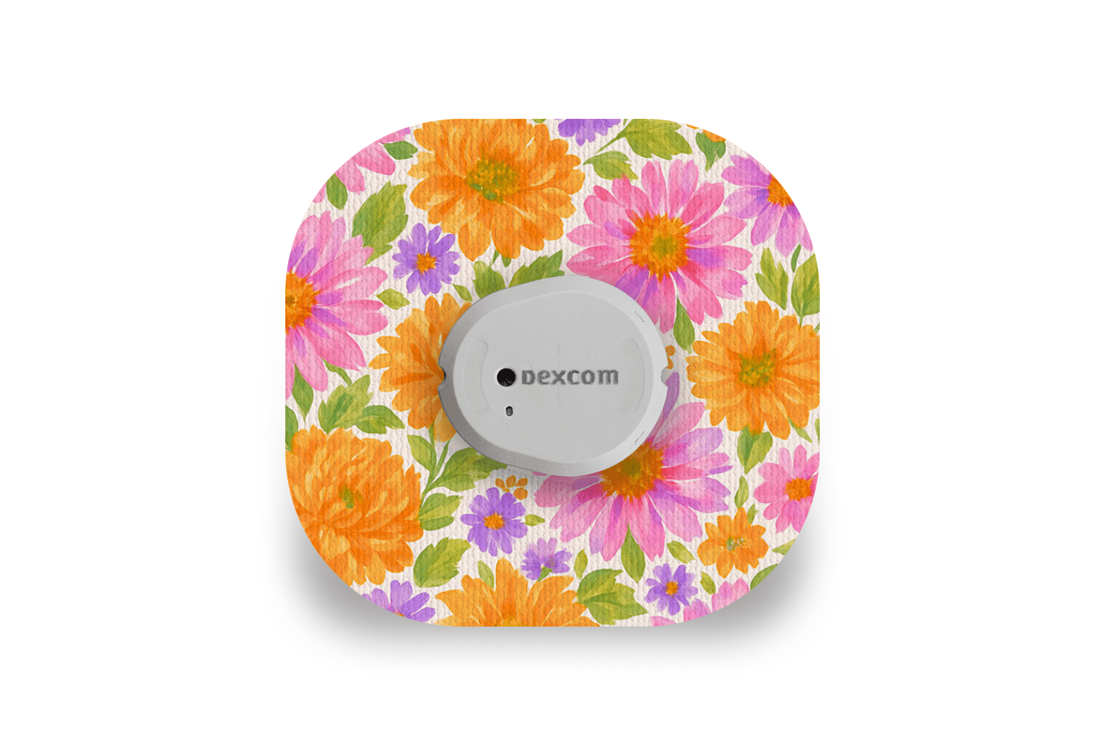 Nostalgic Flowers Patch for Dexcom G7 / One+ diabetes supplies and insulin pumps
