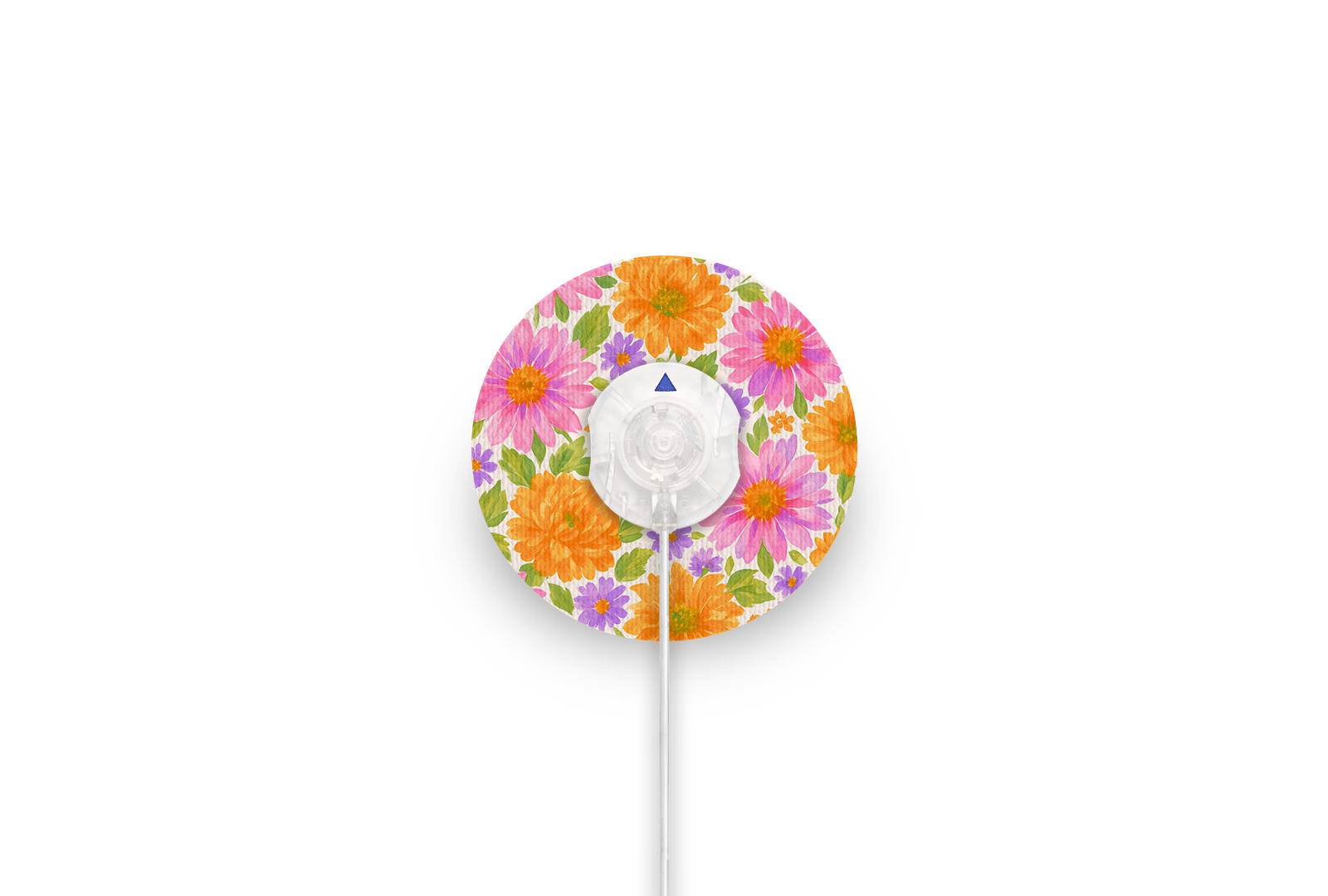 Nostalgic Flowers Patch for Minimed QuickSet diabetes supplies and insulin pumps