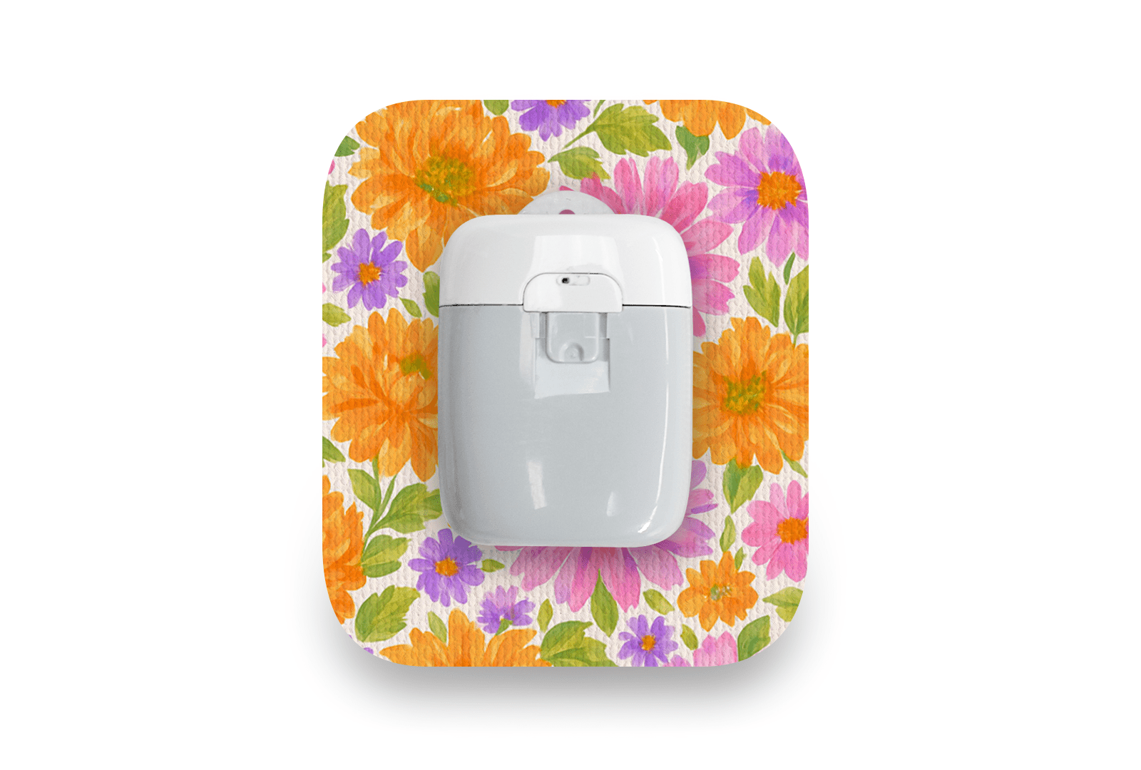 Nostalgic Flowers Patch - Medtrum Pump for Single diabetes supplies and insulin pumps