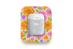 Nostalgic Flowers Patch - Medtrum Pump for Single diabetes supplies and insulin pumps