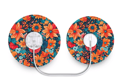 Orange Bloom Patch - Minimed Sure - T for Single diabetes supplies and insulin pumps