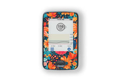 Orange Bloom Sticker for Novopen 4, 5, 6, or Echo diabetes supplies and insulin pumps