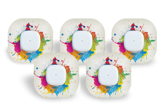 Paint Splash Patch Pack for Simplera - 5 - Pack diabetes supplies and insulin pumps