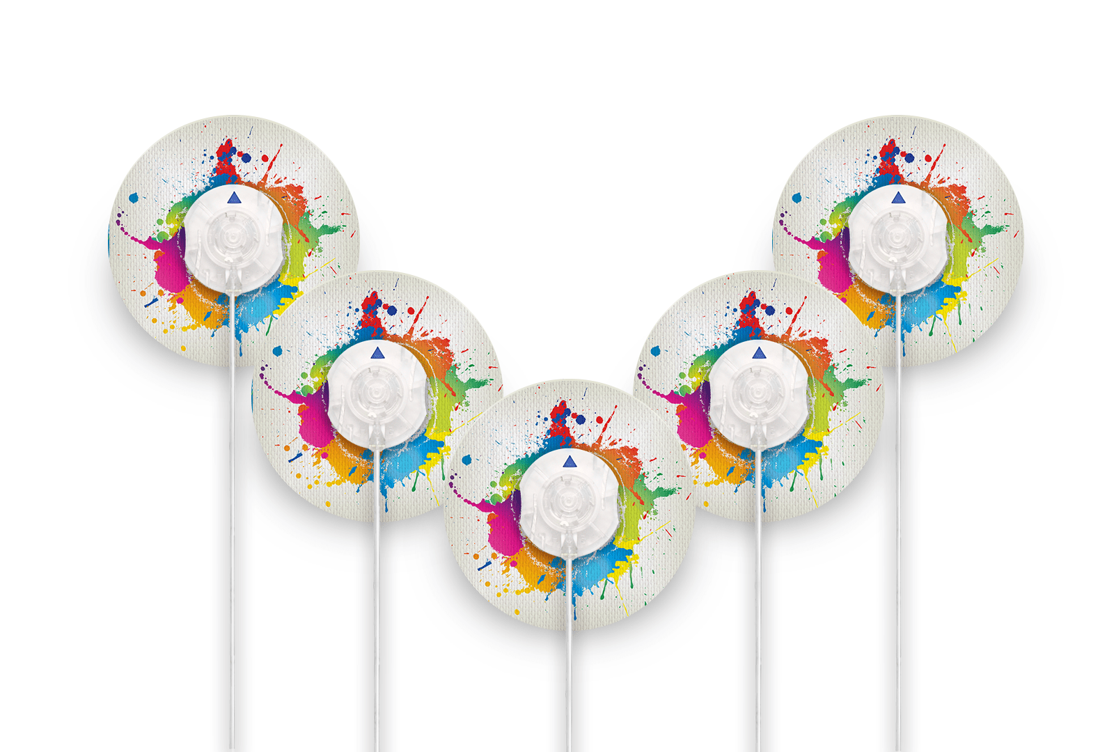 Paint Splash Patch Pack for Quick Save - 5 - Pack diabetes supplies and insulin pumps