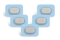 Pastel Blue Patch Pack for GlucoRX Aidex diabetes supplies and insulin pumps