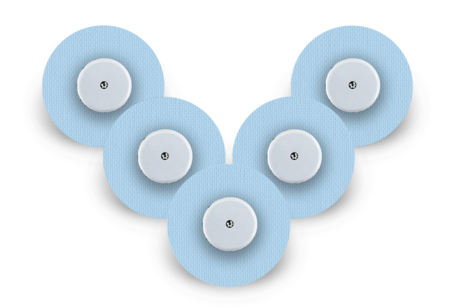 Pastel Blue Patch Pack for Freestyle Libre diabetes supplies and insulin pumps