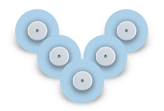 Pastel Blue Patch Pack for Freestyle Libre diabetes supplies and insulin pumps