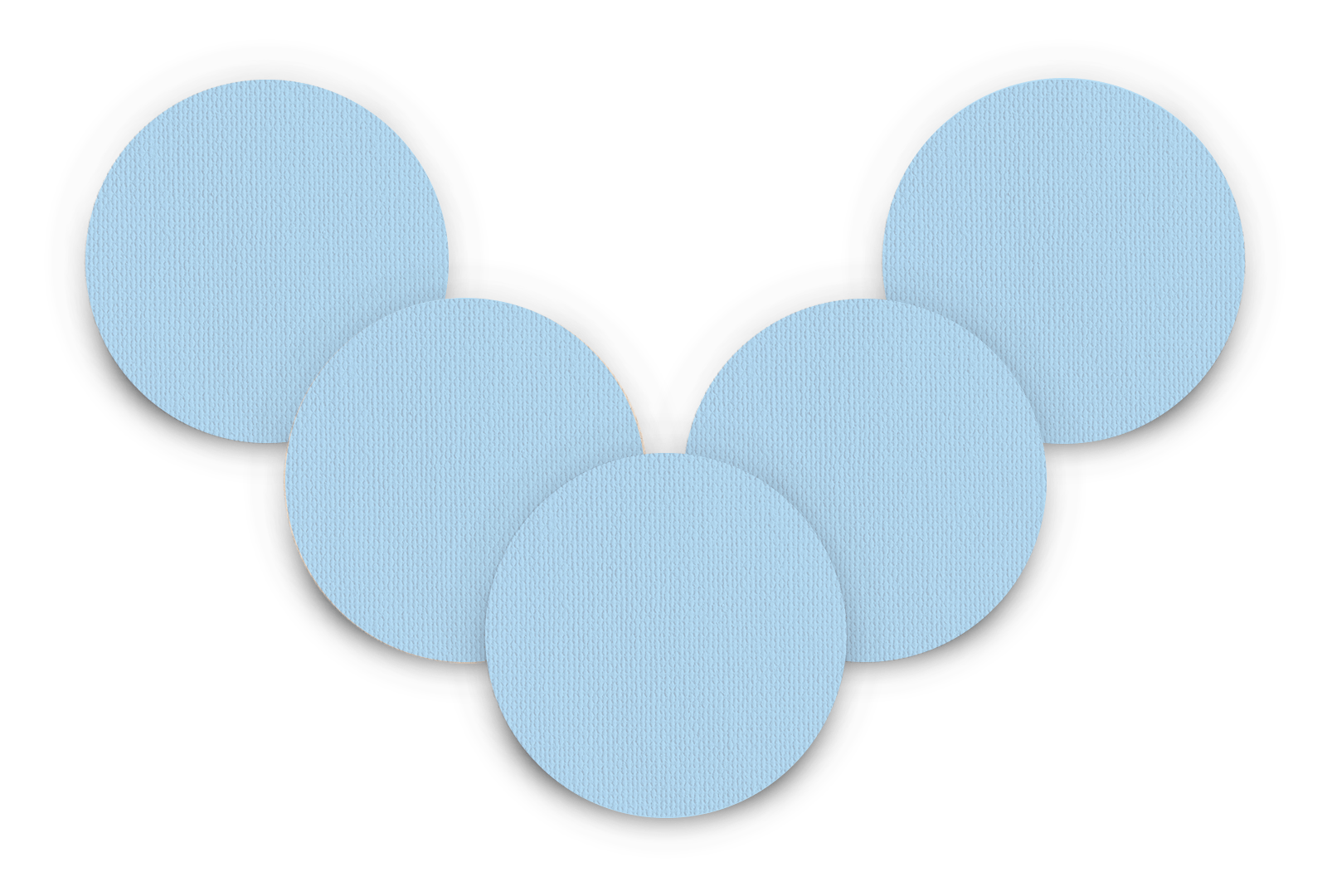 Pastel Blue Patch Pack for Generic Overpatch diabetes supplies and insulin pumps