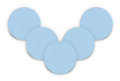 Pastel Blue Patch Pack for Generic Overpatch diabetes supplies and insulin pumps