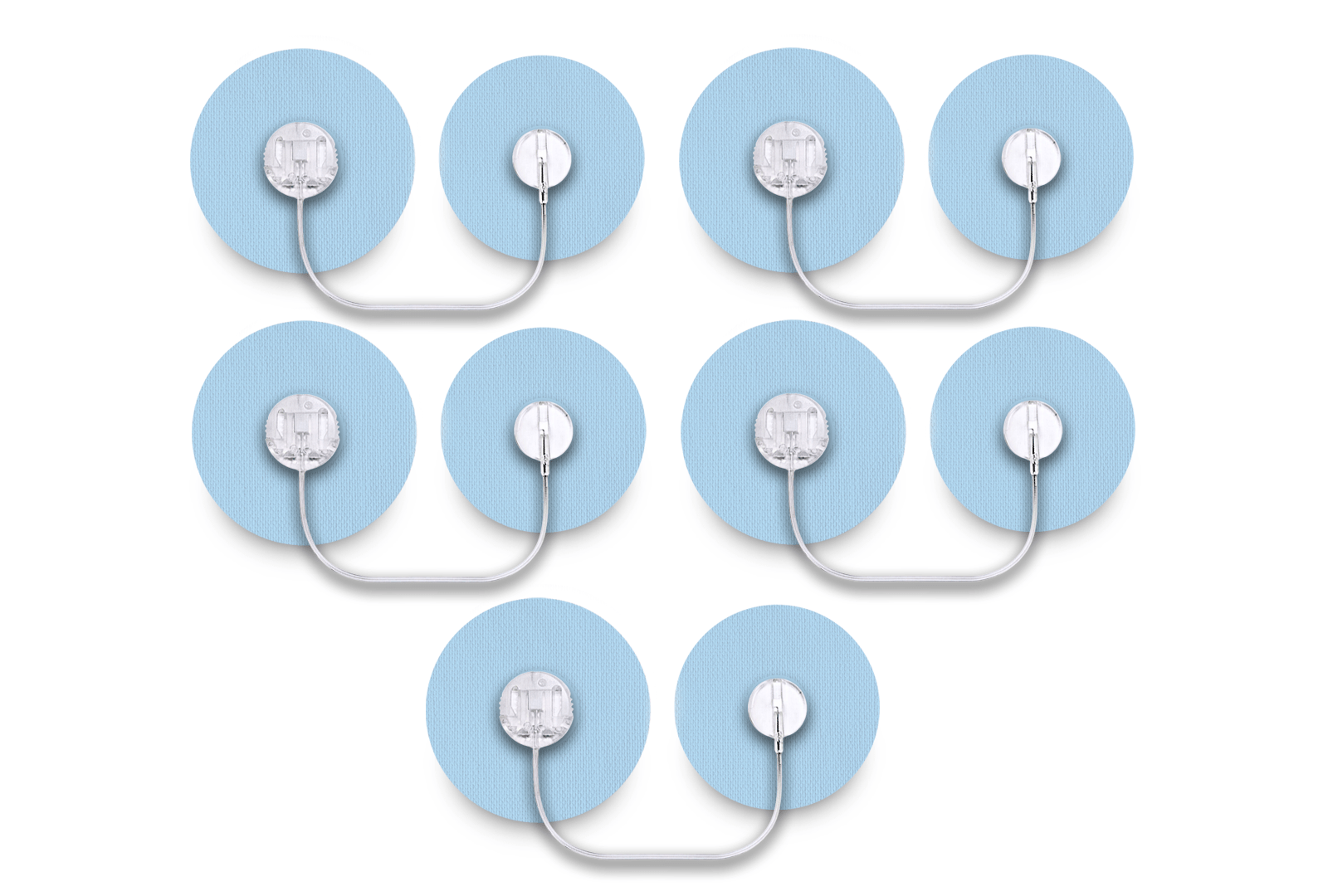 Pastel Blue Patch Pack for Tru - Steel diabetes supplies and insulin pumps