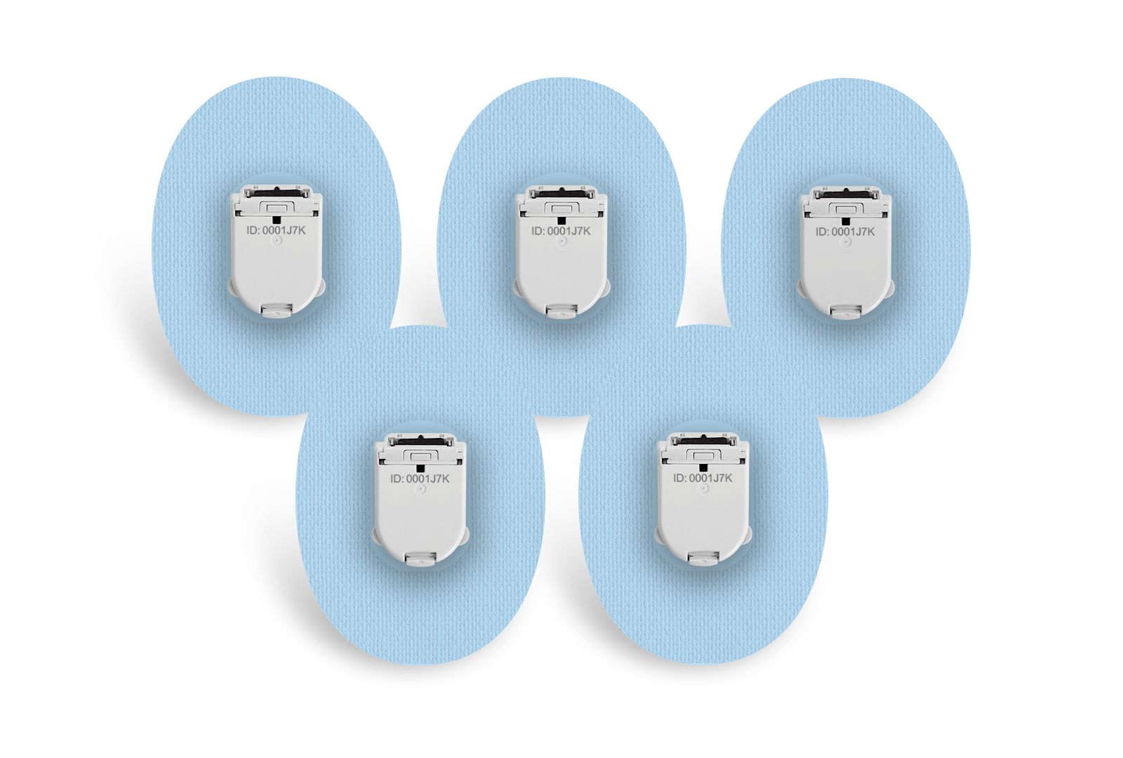 Pastel Blue Patch Pack for Glucomen Day diabetes supplies and insulin pumps