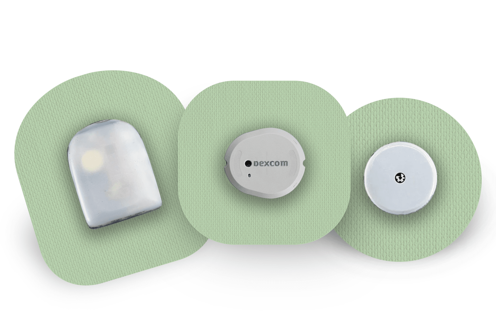 Pastel Green Patch for Freestyle Libre 2 diabetes supplies and insulin pumps