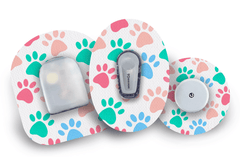 Pastel Paws Patch for Freestyle Libre 2 diabetes supplies and insulin pumps