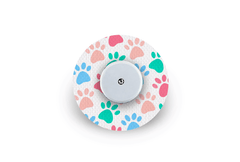 Pastel Paws Patch for Freestyle Libre 2 diabetes supplies and insulin pumps