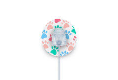 Pastel Paws Patch for Autosoft 90 diabetes supplies and insulin pumps
