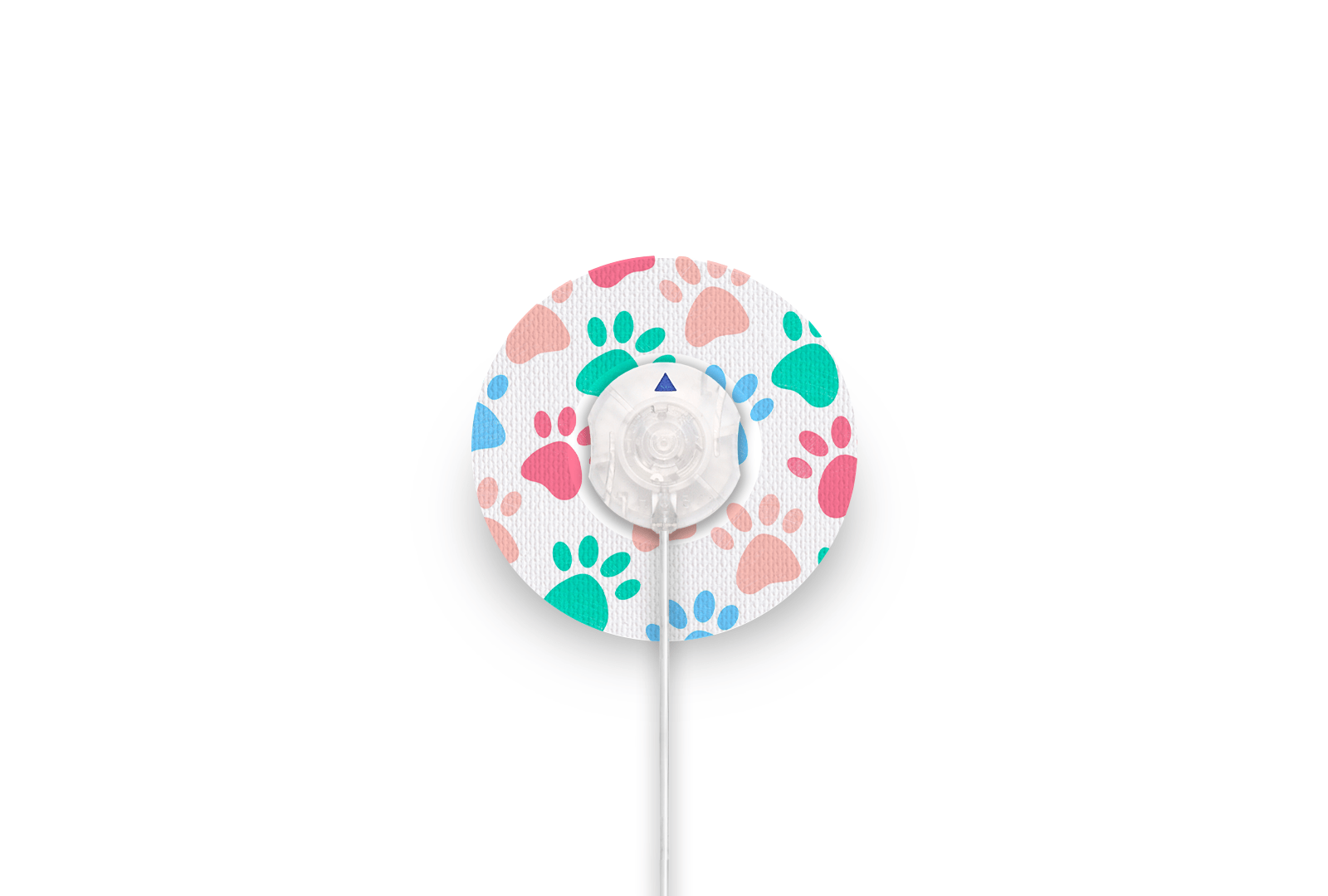 Pastel Paws Patch for Minimed QuickSet diabetes supplies and insulin pumps
