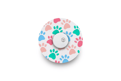 Pastel Paws Patch - Libre 3 for Single diabetes supplies and insulin pumps