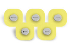 Pastel Yellow Patch Pack for Generic Overpatch diabetes supplies and insulin pumps