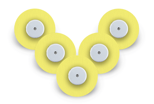 Pastel Yellow Patch Pack for Freestyle Libre diabetes supplies and insulin pumps