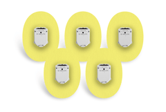 Pastel Yellow Patch Pack for Glucomen Day diabetes supplies and insulin pumps