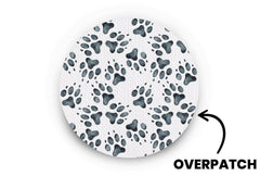 Paw Print Patch - Overpatches for Single diabetes supplies and insulin pumps