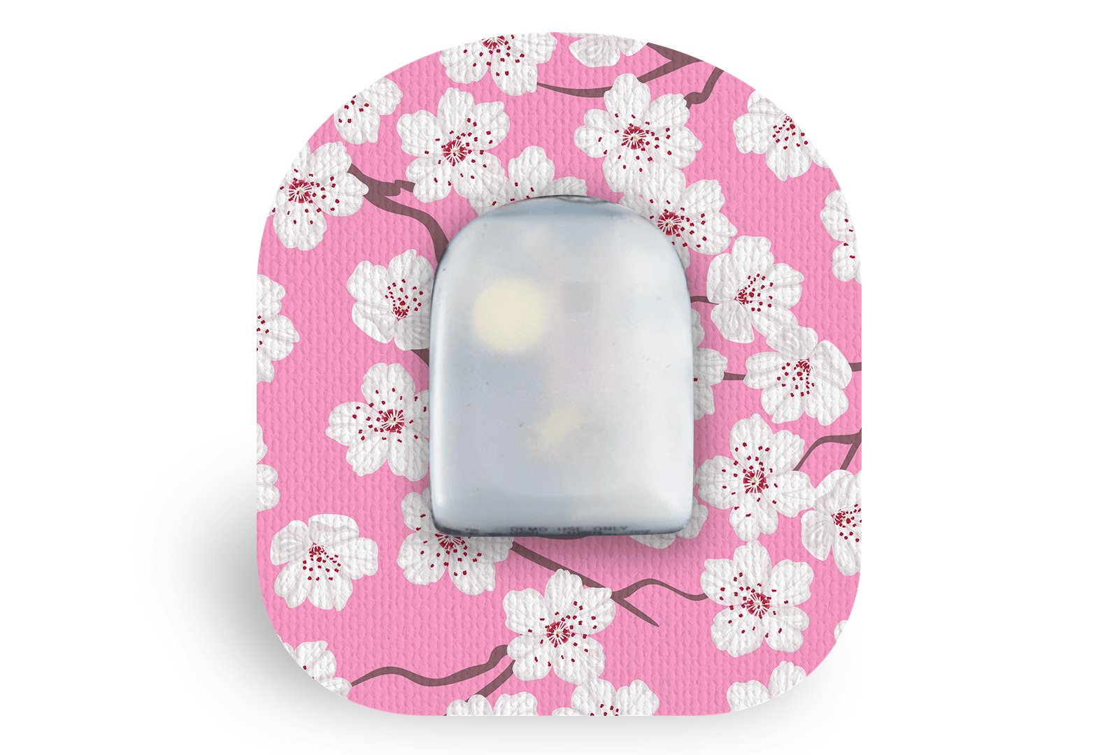 Pink Blossom Patch for Omnipod diabetes supplies and insulin pumps