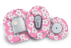 Pink Blossom Patch for Freestyle Libre 2 diabetes supplies and insulin pumps