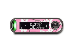 Pink Blossom Sticker for Contour Next One diabetes supplies and insulin pumps