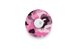 Pink Camo Patch - Libre 3 for Single diabetes supplies and insulin pumps
