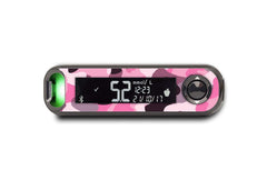 Pink Camo Sticker for Novopen 4, 5, 6, or Echo diabetes supplies and insulin pumps