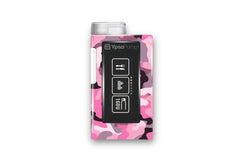 Pink Camo Sticker for Novopen 4, 5, 6, or Echo diabetes supplies and insulin pumps